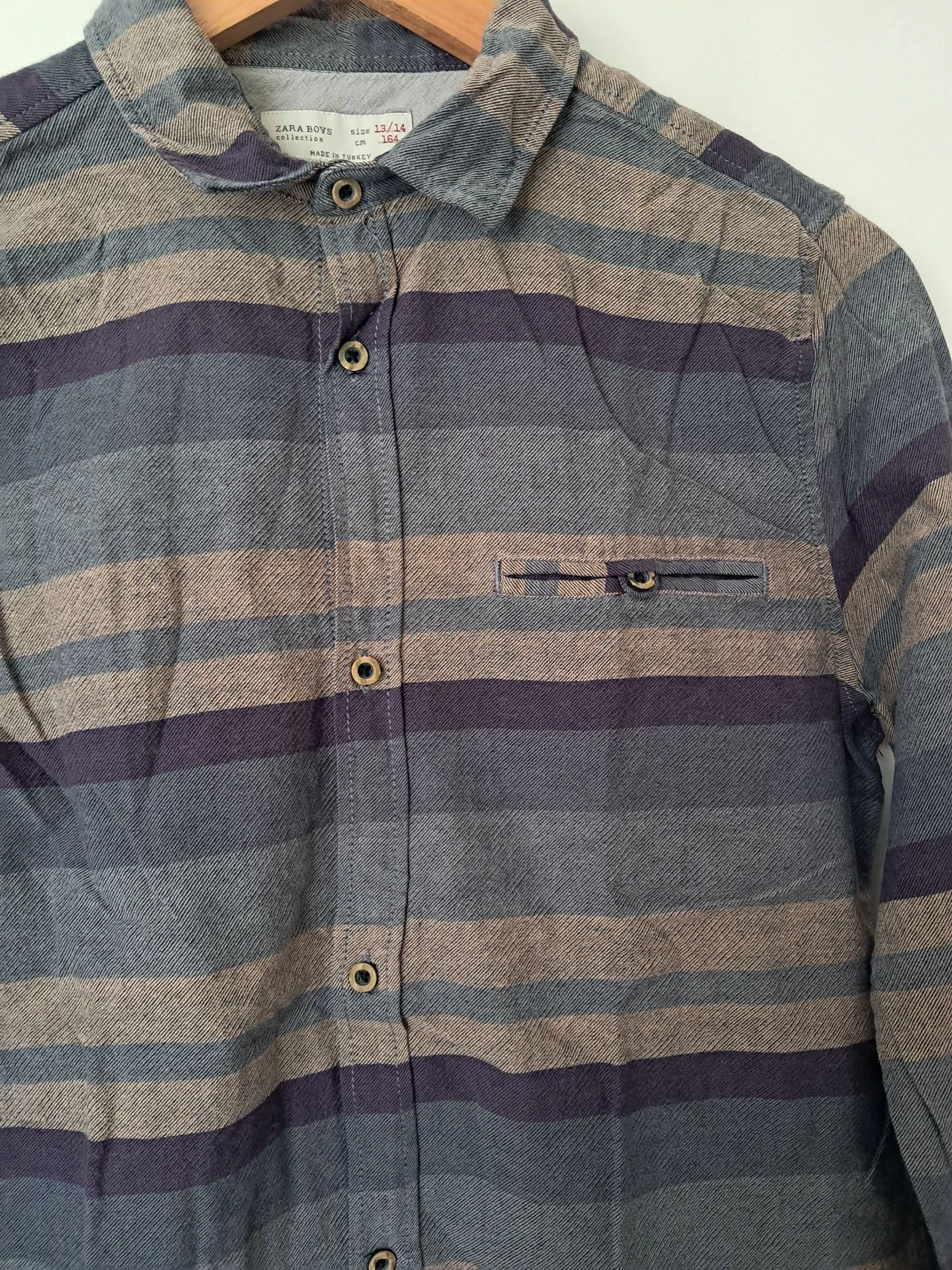 Camisa manga longa 13-14 anos zara – photo 3
